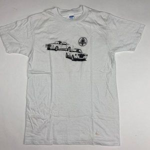 Vintage 70s Shelby Cobra T Shirt Mens Small Medium Healthknit Tag Auto Cars Ford